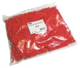 Cheville plastique à collerette pour matériaux pleins 8mm