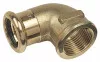 Coude Press 90° femelle bronze à sertir EAU ø15-15/21
