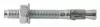 Goujon d'ancrage acier zingué 8mm longueur 100mm