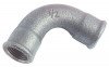 Coude égal fonte galvanisée grand rayon 90° double femelle N° 2