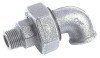 Coude union conique égal fonte galvanisée mâle femelle N° 98