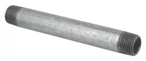Bobine acier galvanisé double mâle à visser 20/27 - 150mm