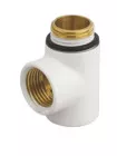 Té d'adaptation blanc pour kit de résistance sèche serviette