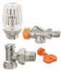 Kit ECLIPSE robinet thermostatique équerre inversée auto-équilibrant 15/21 - IMI-HEIMEIER