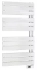 Radiateur sèche-serviettes électrique FLAG 500W lames droites blanc - DELTACALOR