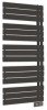 Radiateur sèche-serviettes électrique FLAG 750W lames droites noir - DELTACALOR