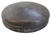 Fond acier à souder noir ø88,9