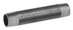 Bobine acier noir double mâle à visser 33/42 - 200mm