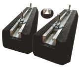 Lot de 2 supports de sol rubber 300 kgs