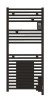 Radiateur sèche-serviettes électrique Doris étroit noir 300W - ATLANTIC