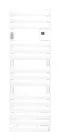 Radiateur sèche-serviettes électrique Adelis étroit blanc brillant 750W - ATLANTIC