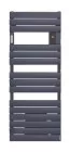 Radiateur sèche-serviettes électrique avec soufflerie Adelis bleu profond 1500W - ATLANTIC