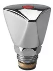 Tête universelle croisillon ABS chromé 18/150