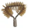 Brosse de ramonage acier laitonné - PROGALVA
