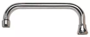 Bec standard par dessus chromé écrou 15/21 150mm