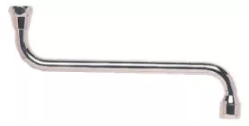 Bec standard par dessous chromé écrou 15/21 200mm