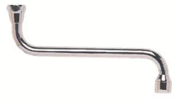 Bec standard par dessous chromé écrou 20/27 150mm