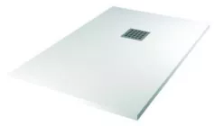 Receveur de douche résine de synthèse MINA blanc 80x120