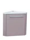 Meuble lave-mains d'angle taupe cuzco