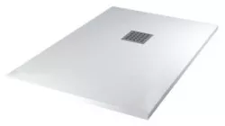 Receveur de douche résine de synthèse MINA blanc 80x100