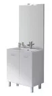 Meuble NEW YORK sur pieds 80cm blanc