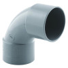 Coude PVC 87°30 double femelle ø32