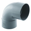 Coude PVC 87°30 double femelle ø80
