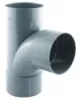 Culotte PVC 87°30 triple femelle ø100