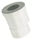 Pipe WC droite excentrée ø100