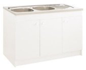 Meuble sous évier hydrofuge 120cm