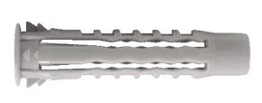 Cheville universelle nylon pour matériaux pleins et creux - Longueur 40 - Mèche ø8