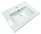 Plan vasque simple céramique 60cm