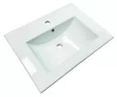 Plan vasque simple céramique 70cm