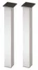 Lot de 2 pieds aluminium réglables pour meuble