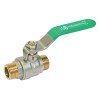 Vanne à sphère double mâle NF 20/27 - manette plate - PRONORM