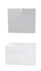 Meuble à suspendre 80cm lumpur miroir suspendu