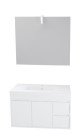 Meuble à suspendre 80cm lumpur miroir suspendu