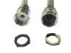 Flexible double agrafage métal chromé limiteur de débit