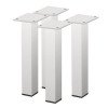 Lot de 4 pieds recoupables pour meuble 
