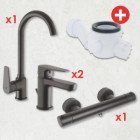 Box robinetterie noir mat Fact'Ory 