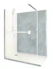 Douche ELMER thermostatique 140x80cm - Marbre
