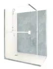 Douche ELMER thermostatique 150x80cm - Marbre