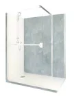 Douche ELMER thermostatique 160x80cm - Marbre