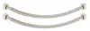 Lot de 2 flexibles sanitaire 2 écrous tournants femelle 15/21 - Longueur 300mm DN8