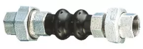 Compensateur de dilatation double soufflet à raccord union fonte DN32