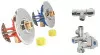 Kit FIXOPLAC sous évier avec robinets / Raccords coudés - PER à glissement ø16 M12/17