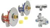 Kit FIXOPLAC sous évier avec robinets / Raccords coudés - MULTICOUCHE ø16 M12/17