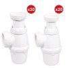 Pack 20 siphons de lavabo easyphon ø32 et 20 siphons ø40 - ROLF