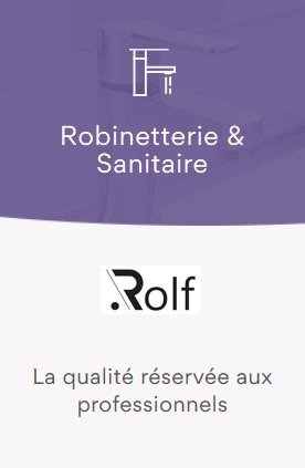 Robinetterie et sanitaire