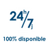 100% disponible